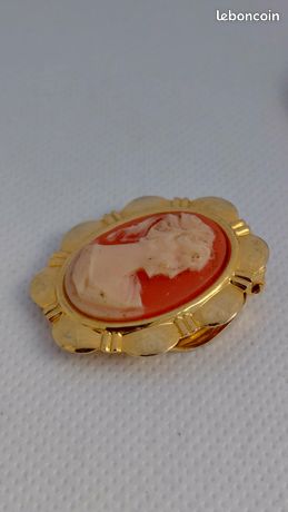 Rare Broche ancienne Pince À Foulard French Antique