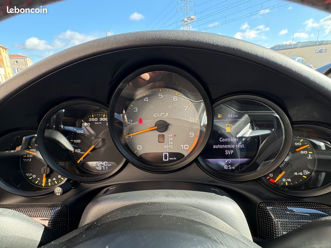 Porsche 911 gt3 4.0 500ch pdk echappement performance bose pack carbone siege elec chauffants camera (image 15)