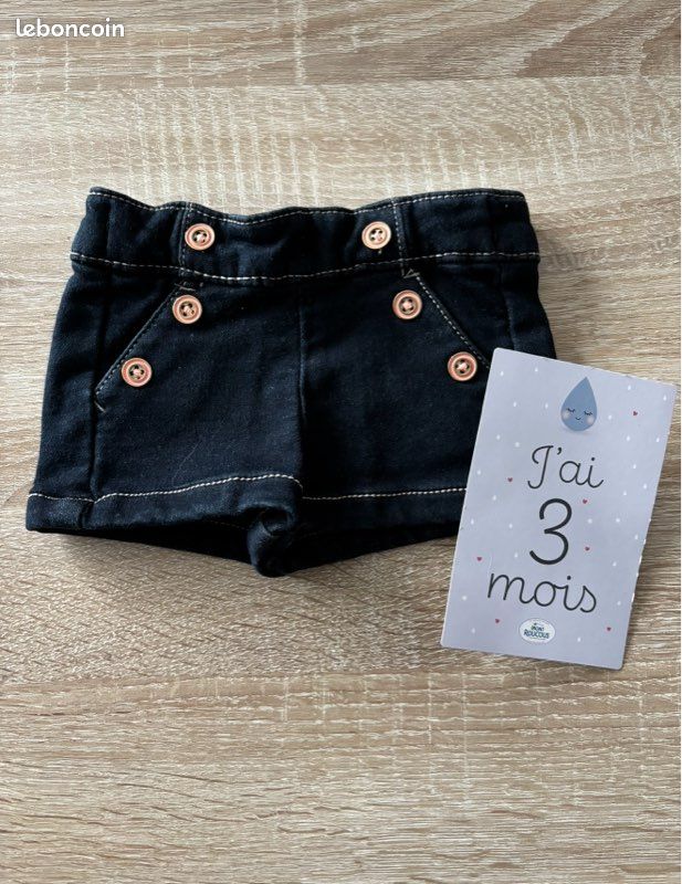 Short en jean Tape A l’Oeil t.3m (image 1)