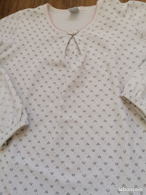 Chemise Petit Bateau Pour Enfant - Taille 9-10 Ans, Bleu à Carreaux, Très Bon état Occasion