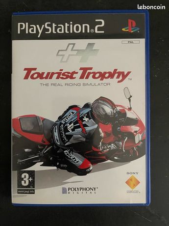 Jeu Tourist Trophy - PlayStation 2 - Version PAL Complète - Bon état - Course Moto