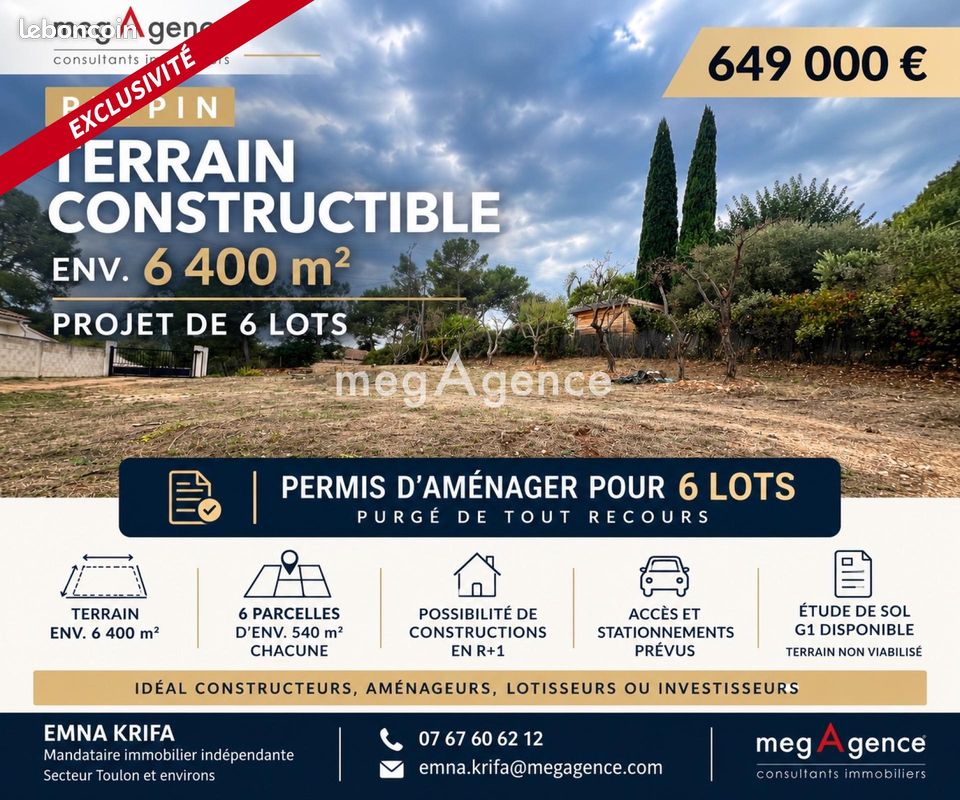 Terrain 6382 m² · à Peypin · 6 382 m² · 649 000 €