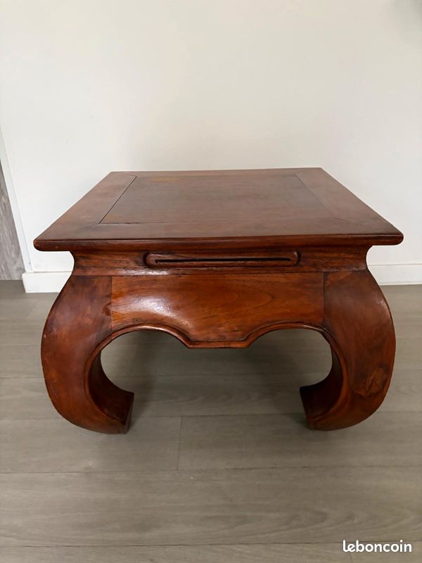 Table basse en bois (image 1)