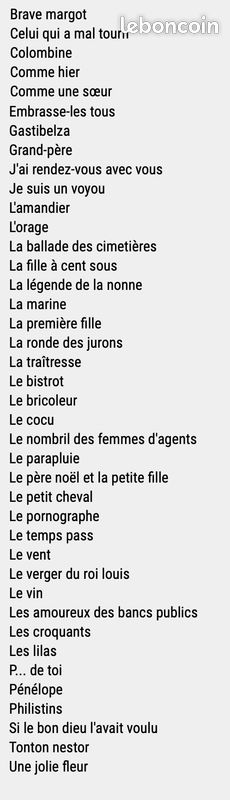 Spécial Guitare Album N°2 - 40 Chansons / Recueil - Georges Brassens (image 2)