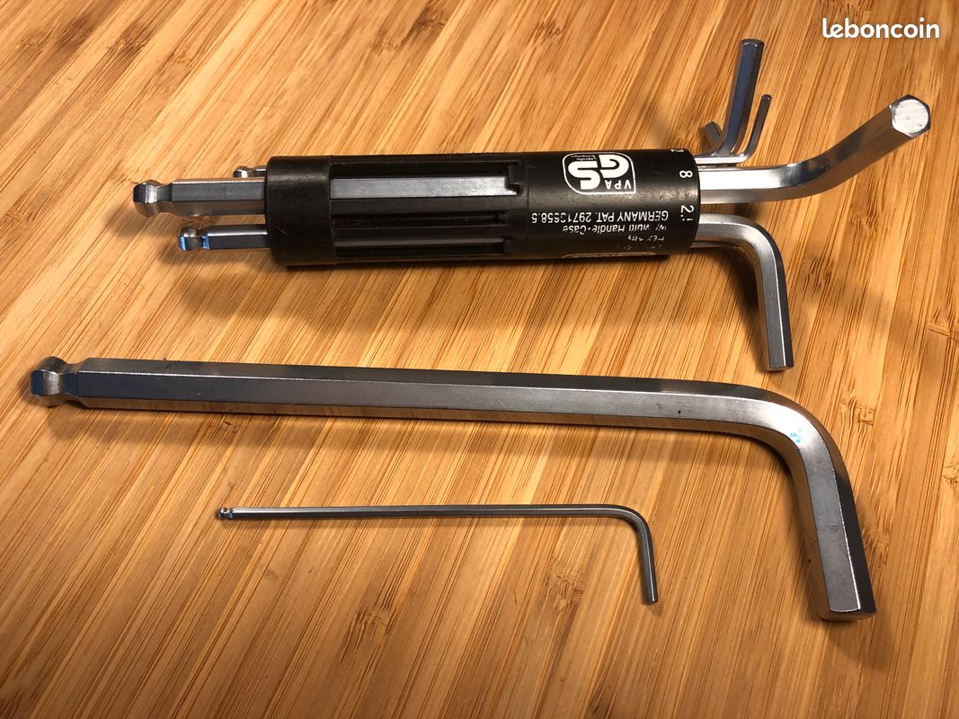 Sourcing Map Clé Hexagonale à Extrémité Sphérique 3/16" En Acier S2 En