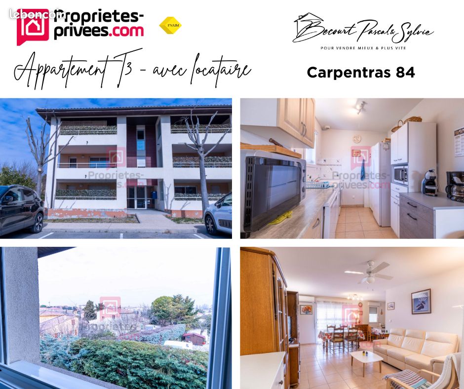 Appartement 3 pièces 67 m² · à Carpentras · 67 m² · 129 000 €