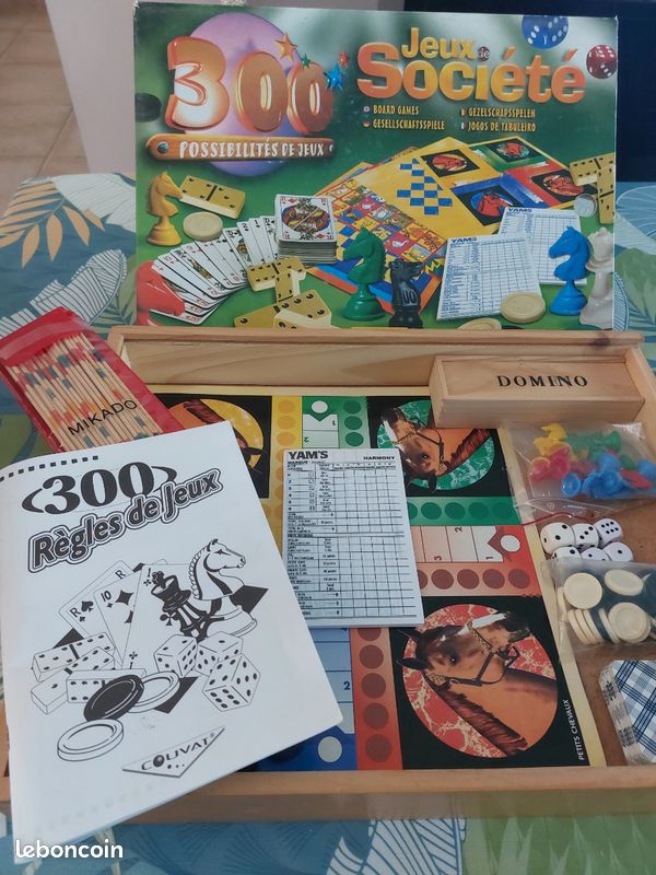 300 jeux de société coffret bois (image 1)