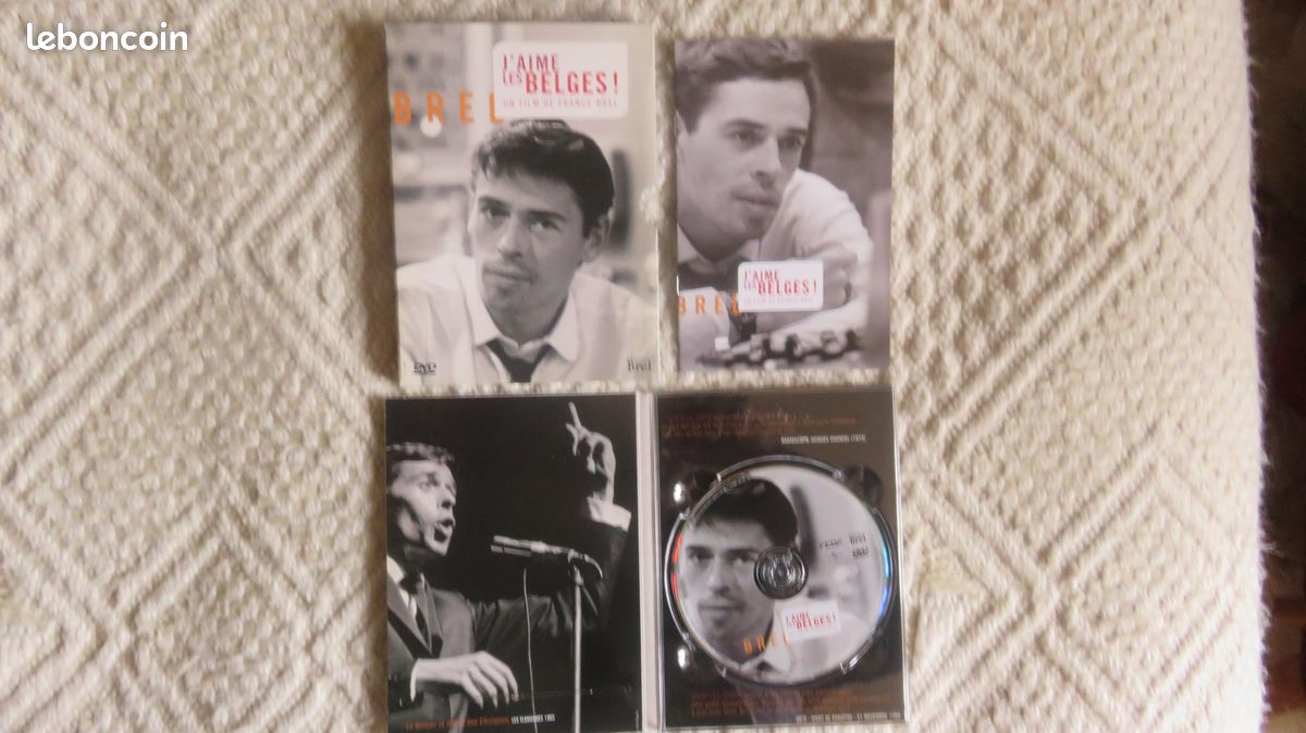 Jacques BREL . DVD . J'aime les BELGES (image 3)