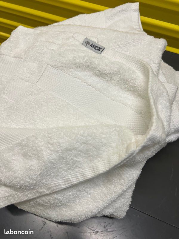 Lot de serviettes jacquard français (image 1)