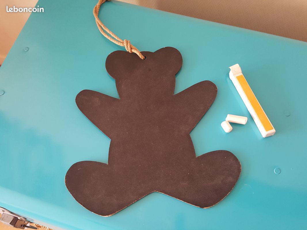 Ardoise enfants en forme de nounours (image 1)