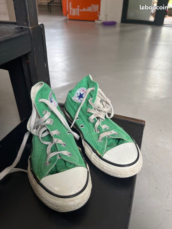 Converse baskets vert pomme 33 enfant Chaussures