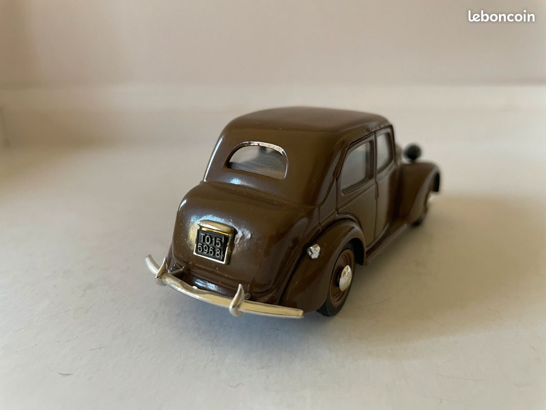 Miniature Fiat 1100 Miniauto 1/43 - Blanc Et Noir - Neuve
