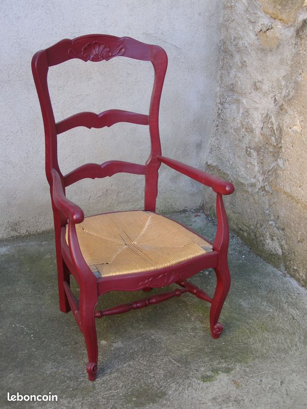 Fauteuil paillé (image 2)