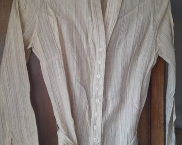 Chemisier Caroll Rouge - Taille S, Occasion En Très Bon état