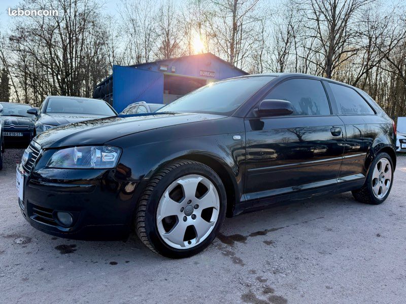 Audi a3 2.0l tdi 140cv finition ambition 258.000kms 06/2007 sièges en cuir regulateur de vitesse radar de recul (image 1)
