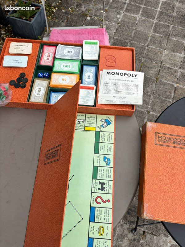Rare Monopoly Bordeaux (100 % complet Rare Monopoly Bordeaux (100 % complet