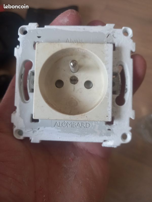 interrupteur simple allumage Alombard ALVAIS VERT ANGLAIS Design 85030