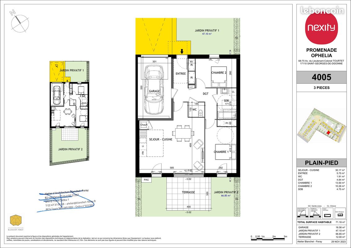 Maison 3 pièces 71 m² · à Saint-Georges-de-Didonne · 71 m² · 893 €/mois