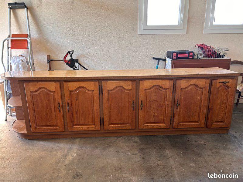 Buffet / meubles en bois – fabrication artisanale – 3 éléments (image 11)