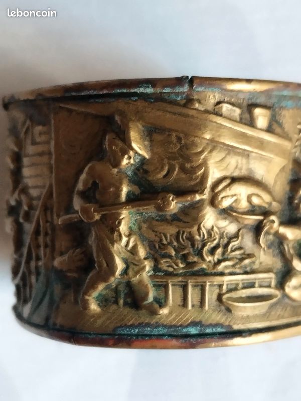 ANCIEN ROND DE serviette Verdun en laiton EUR 15,00 - PicClick FR