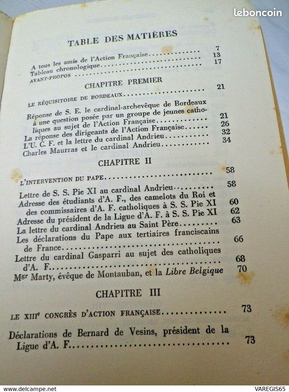 L' action française et le vatican - les pieces d'un procès - e.o sur alfa 1927 (image 9)