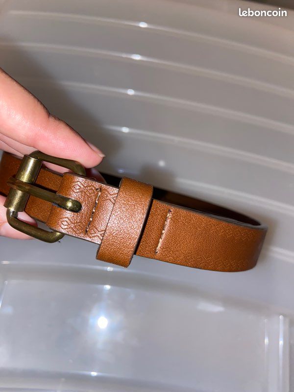 Ceinture marron taille 12/14 ans (image 2)