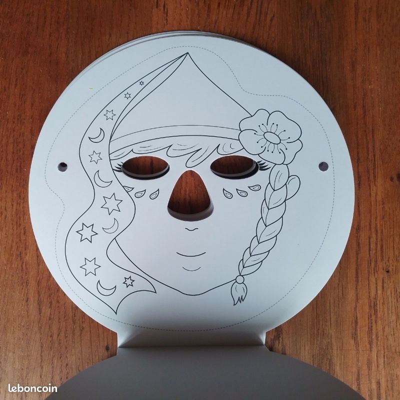 Masques à colorier (image 9)