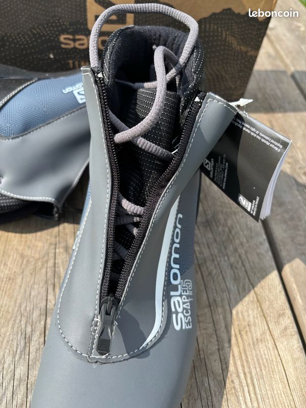 Chaussures de ski de fond salomon escape tr – taille 46 (uk 11