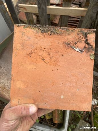 Lot De Tomettes En Terre Cuite - 15.5 X 15.5 Cm - Bon état - Rouge