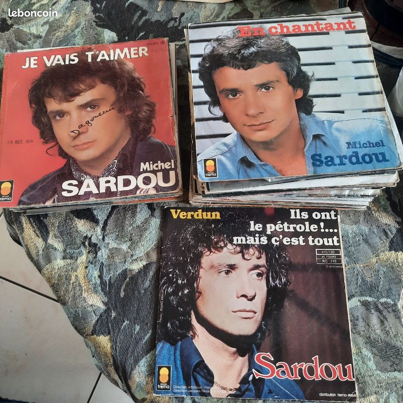Disque 45 tour - Michel Sardou (image 1)