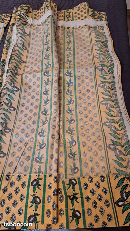 Rideaux tissu provençal (image 3)