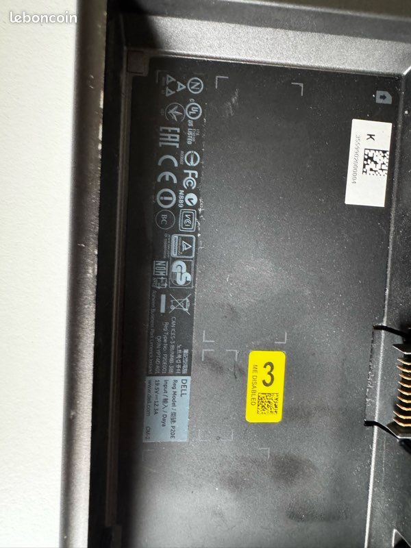 Dell Precision M6800 i7 4800MQ – 8 Go RAM – AZERTY – Pro – Pièces / Réparation (image 5)