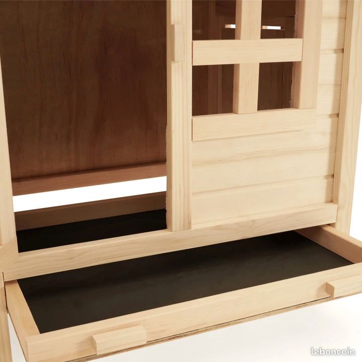 Poulailler sur Pilotis en Bois avec Pondoir – Abri pour Poules (image 4)