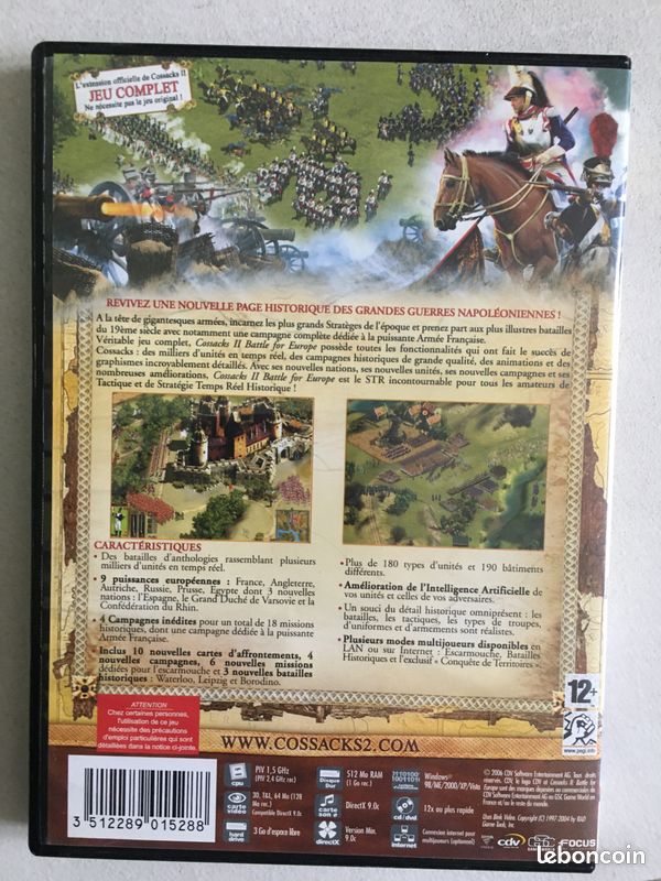 Jeu PC Cossacks 2 : Battle for Europe (image 2)