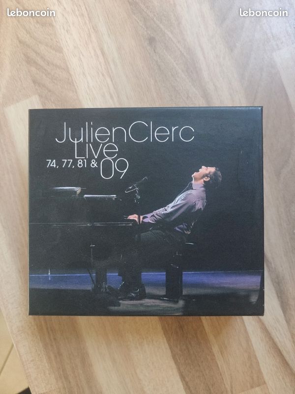 Julien Clerc - Coffret Live 74, 77, 81 & 09 (4 Albums) Edition 2009 (image 1)
