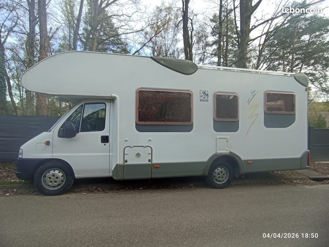 Camping car KNAUS 6 couchages, Fiat Ducato 2,8 l (image 1)