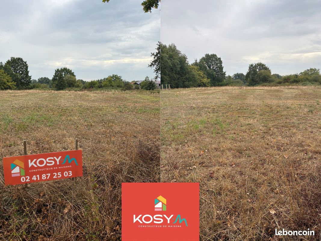 Terrain à bâtir de 608 m² à ECUILLE (49) · à Écuillé · 73 360 €