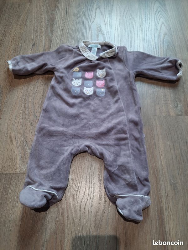 Pyjama Okaibi fille 3 mois (image 7)