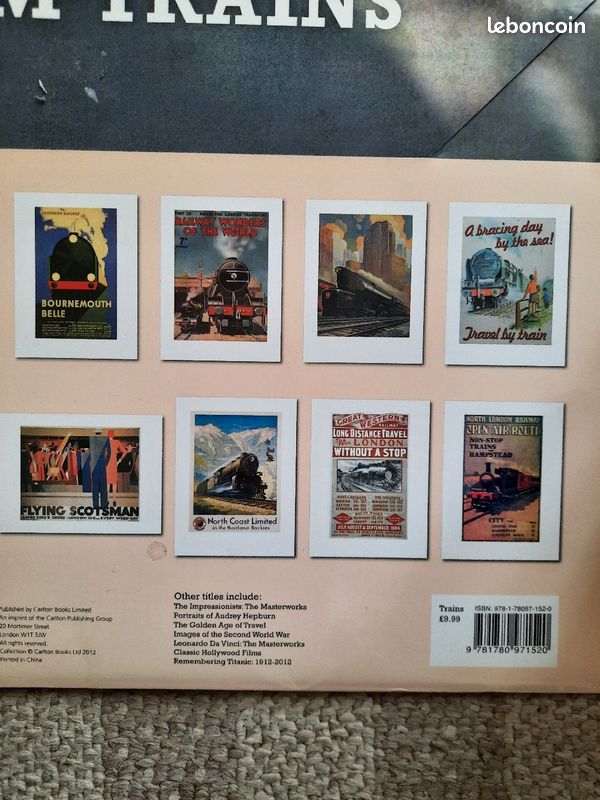 Collection posters trains vapeur Londres (image 4)