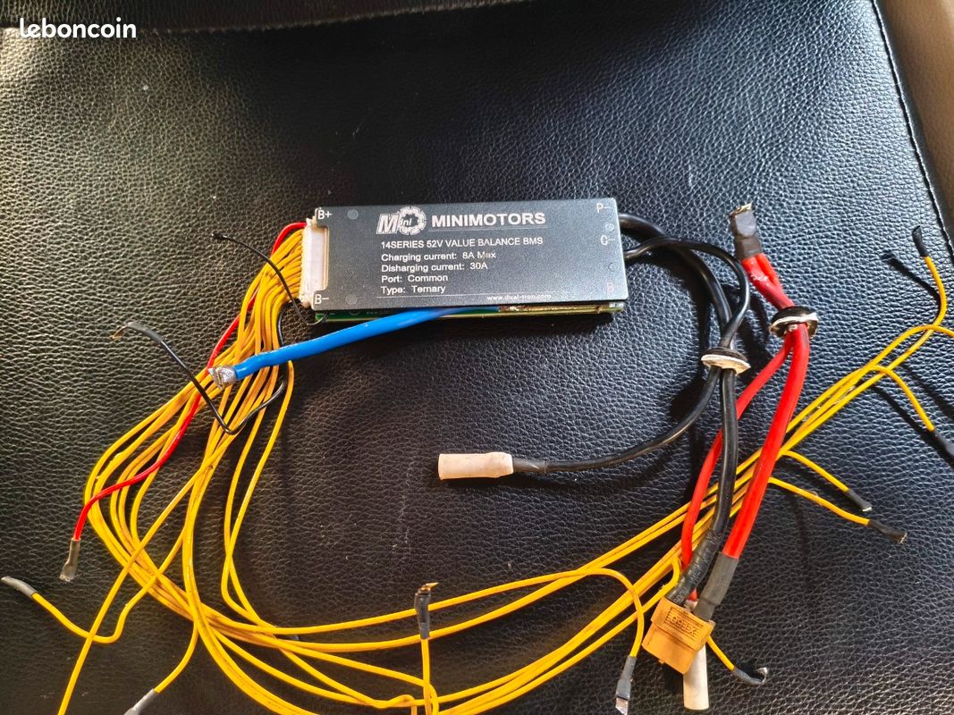 Bms Batterie V2 52v Pour Dualtron Mini Avec Nappes De Connexion Minimotors Noir Bms Dua 0003