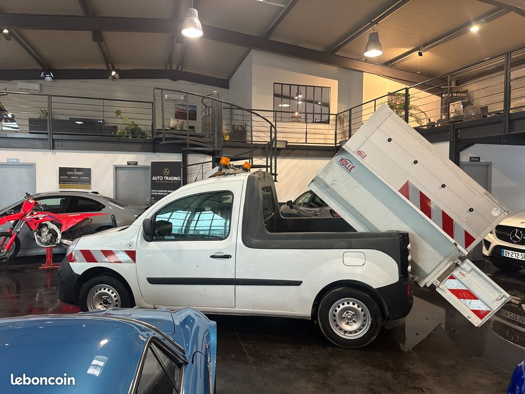 RENAULT KANGOO 1.5 dCi 90 Zen pick up benne basculante - benne hydraulic - distribution faite (image 7)