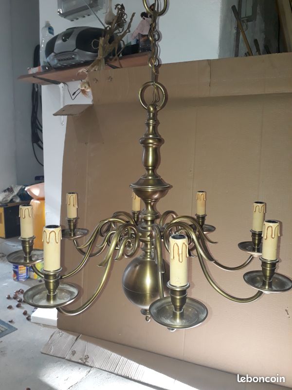 Lustre en laiton (image 1)