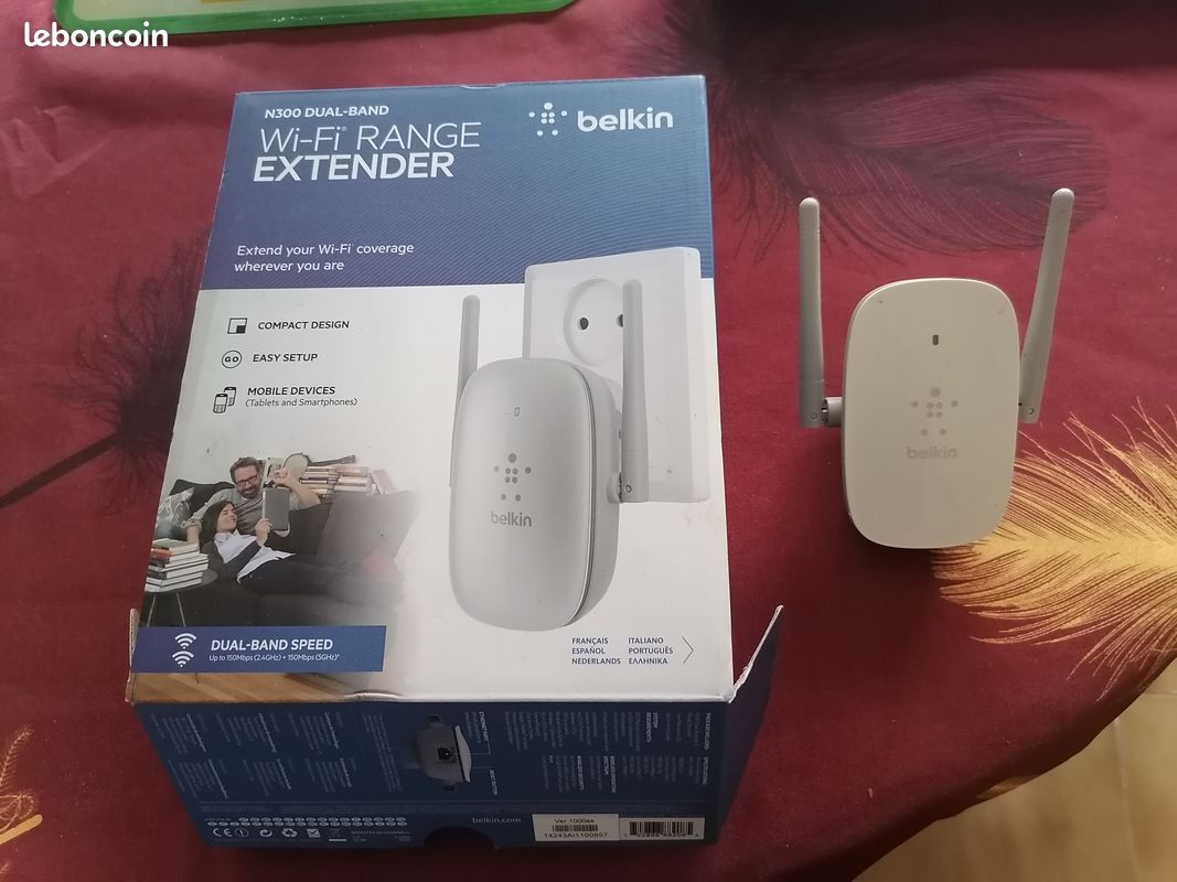 Répétiteur Wifi Belkin N300DB (image 1)