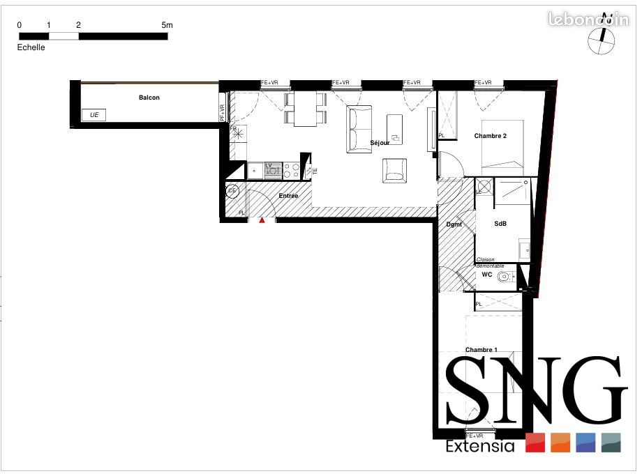 Appartement 3 pièces 63 m² · à Labarthe-sur-Lèze · 63 m² · 259 900 €
