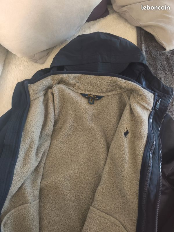 Veste coupe vent à capuche avec gilet - Ralph Lauren - 14 / 16 ans (image 7)