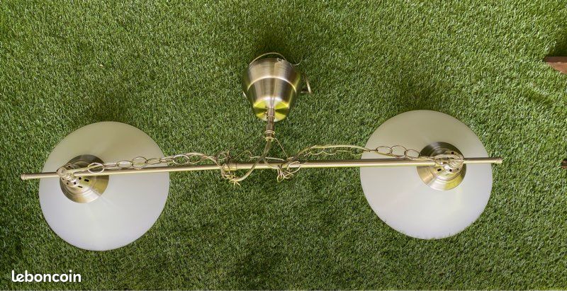 Luminaire lustre double à suspension IKEA (image 3)