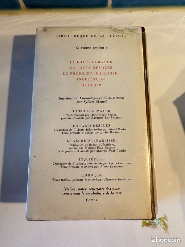 Conrad Oeuvres / Pléiade (image 6)