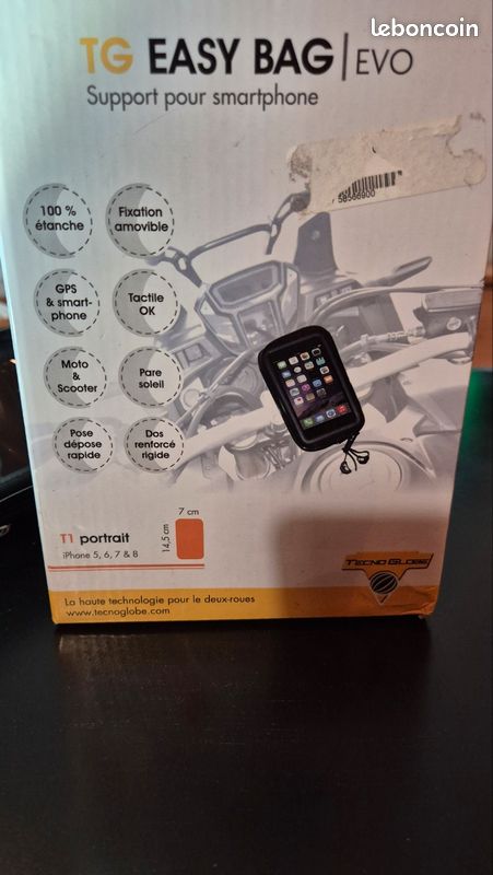 Support Téléphon Pour Vélo - VNTO - Univrsl Pour Tous Ls Téléphon - Noir - Rotation 360° - PVC Résistant - Support Téléphon Moto Au Millur Prix