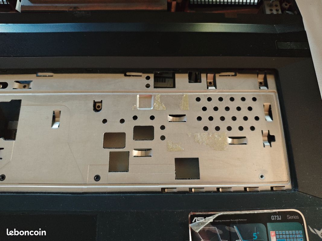 Plasturgie avant arrière ASUS K55V blanc, Dalle 100%, alimentation, USB