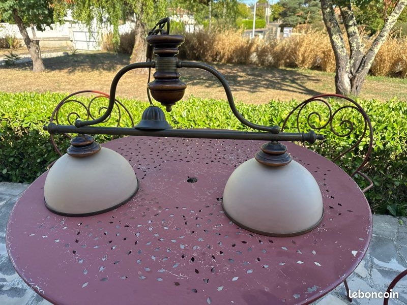 Lustre billard ancien vintage (image 2)